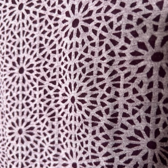 Athleta Dhara Double Layer Paisley Print Burnout A-line vneck summer Dress small - Picture 4 of 8